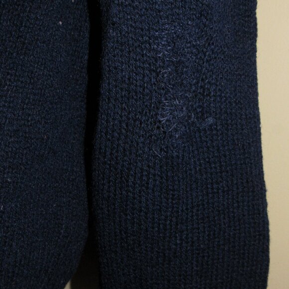 Vtg 60s Brooks Brothers Womens M Wool Made Scotland DESTROYED Cardigan Sweater - Picture 5 of 6